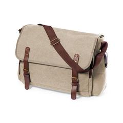Vue Porte-Documents Gibson de couleur beige| Krokrodeal