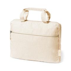 Vue Porte-Documents Baiplur de couleur beige| Krokrodeal
