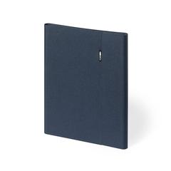 Vue Porte-Documents Neseby de couleur bleu| Krokrodeal