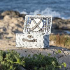 Vue Sac Thermique Picnic Midland de couleur blanc| Krokrodeal