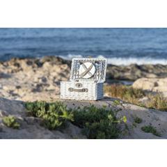 Vue Sac Thermique Picnic Midland de couleur blanc| Krokrodeal