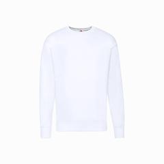 Vue Sweat-Shirt Enfant Classic Set-In Sweat de couleur blanc| Krokrodeal
