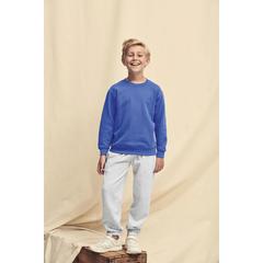 Vue Sweat-Shirt Enfant Classic Set-In Sweat de couleur blanc| Krokrodeal