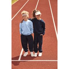 Vue Sweat-Shirt Enfant Classic Set-In Sweat de couleur blanc| Krokrodeal