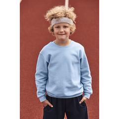 Vue Sweat-Shirt Enfant Classic Set-In Sweat de couleur blanc| Krokrodeal