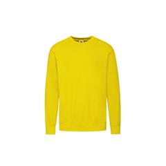 Vue Sweat-Shirt Enfant Classic Set-In Sweat de couleur jaune| Krokrodeal
