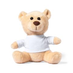 Vue Peluche Sincler de couleur beige| Krokrodeal