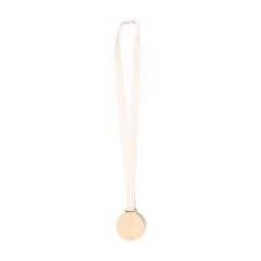 Vue Médaille Guster de couleur blanc| Krokrodeal