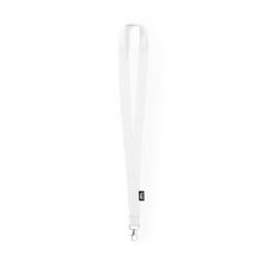 Vue Lanyard Loriet de couleur blanc| Krokrodeal