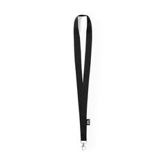 Vue Lanyard Loriet de couleur noir| Krokrodeal
