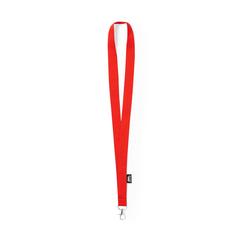 Vue Lanyard Loriet de couleur rouge| Krokrodeal