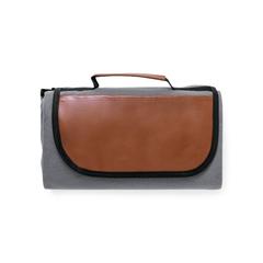 Vue Couverture Picnic Pirsoy de couleur gris| Krokrodeal