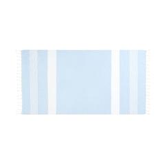 Vue Paréo Serviette Vedant de couleur bleu| Krokrodeal