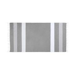 Vue Paréo Serviette Vedant de couleur gris| Krokrodeal
