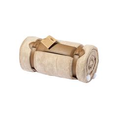 Vue Couverture Haltebes de couleur marron| Krokrodeal