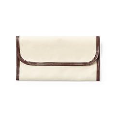 Vue Porte-Documents Voyage Farrel de couleur beige| Krokrodeal