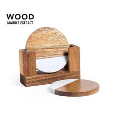 Vue générale Set Sous-Verre Derrol | Krokrodeal