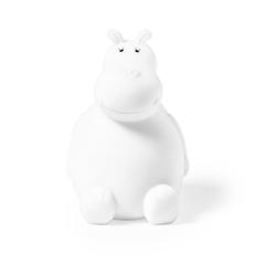 Vue Tirelire Hippo de couleur blanc| Krokrodeal