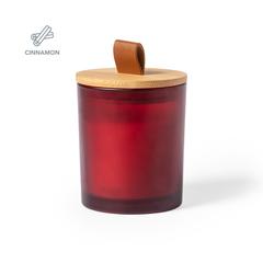 Vue Bougie Aromatique Lonka de couleur rouge| Krokrodeal