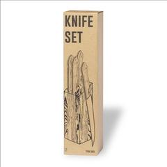 Vue générale Set Couteaux Wheeler | Krokrodeal