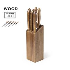 Vue générale Set Couteaux Wheeler | Krokrodeal