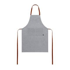 Vue Tablier Hanaku de couleur gris| Krokrodeal