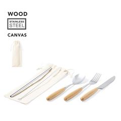 Vue générale Set Couverts Basuky | Krokrodeal