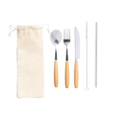 Vue générale Set Couverts Basuky | Krokrodeal