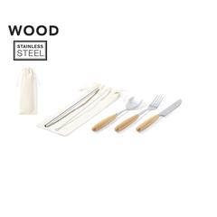 Vue générale Set Couverts Basuky | Krokrodeal
