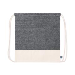 Vue Sac à Dos Ferdin Fairtrade de couleur noir| Krokrodeal