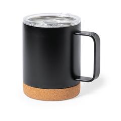 Vue Tasse Thermique Loret de couleur noir| Krokrodeal