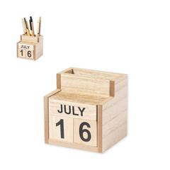 Vue générale Porte-Crayons Calendrier Perpétuel Laorek | Krokrodeal