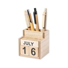 Vue générale Porte-Crayons Calendrier Perpétuel Laorek | Krokrodeal