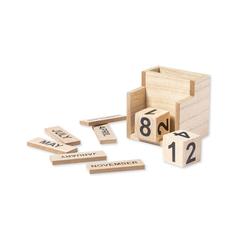 Vue générale Porte-Crayons Calendrier Perpétuel Laorek | Krokrodeal