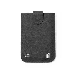 Vue Porte-Cartes Guarex de couleur noir| Krokrodeal