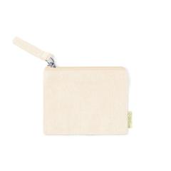 Vue Porte Monnaie Fontix de couleur beige| Krokrodeal