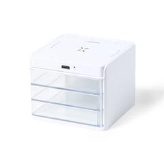 Vue Chargeur Organiseur Macky de couleur blanc| Krokrodeal