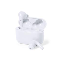 Vue Écouteurs Prucky de couleur blanc| Krokrodeal