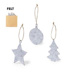 Vue générale Set Ornement Noël Chandun | Krokrodeal