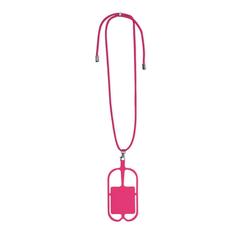 Vue Lanyard Sebly de couleur rose| Krokrodeal