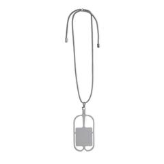 Vue Lanyard Sebly de couleur gris| Krokrodeal