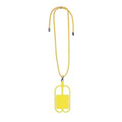Vue Lanyard Sebly de couleur jaune| Krokrodeal