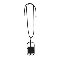 Vue Lanyard Sebly de couleur noir| Krokrodeal