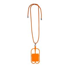Vue Lanyard Sebly de couleur orange| Krokrodeal