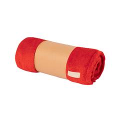 Vue Couverture Durmok de couleur rouge| Krokrodeal