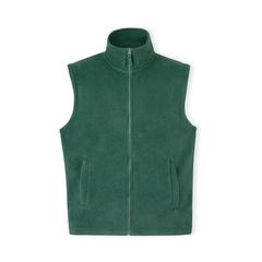 Vue Gilet Destin de couleur vert| Krokrodeal