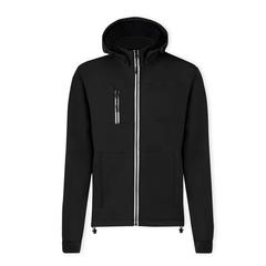 Vue Veste Grechel de couleur noir| Krokrodeal