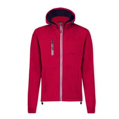 Vue Veste Grechel de couleur rouge| Krokrodeal