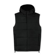 Vue Gilet Brooke de couleur noir| Krokrodeal