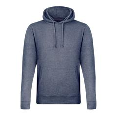 Vue Sweat-Shirt Adulte Landon de couleur bleu| Krokrodeal